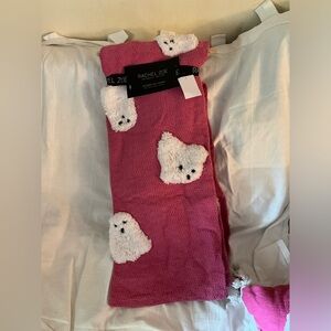 Rachel Zoe Pink Ghost Blanket